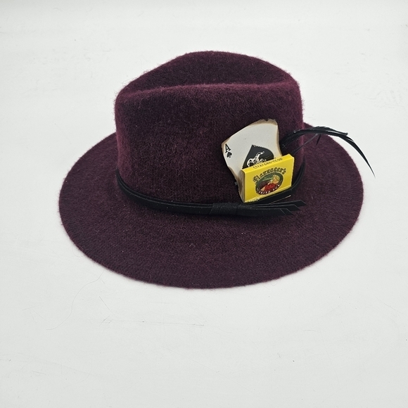 Custom wool feather festival hat new main image 5